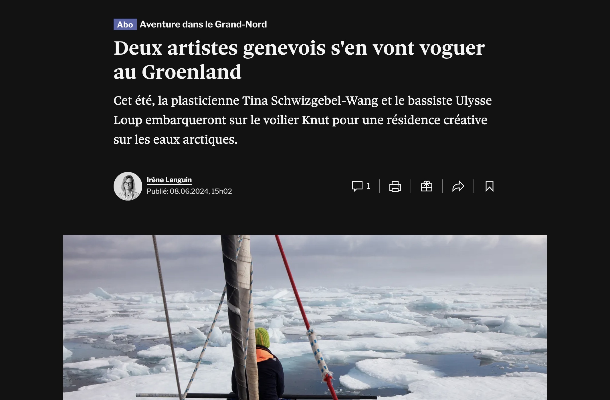 Tribune de Genève Article